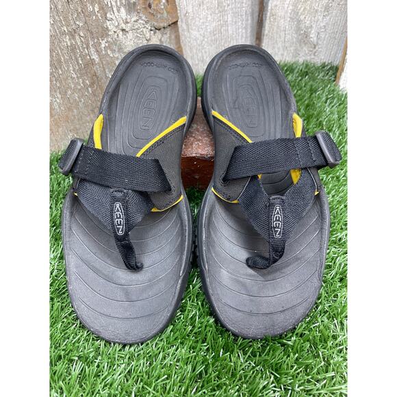 KEEN Men\'s Solr Post Sandals Men\'s 8 Black Yellow main image 5